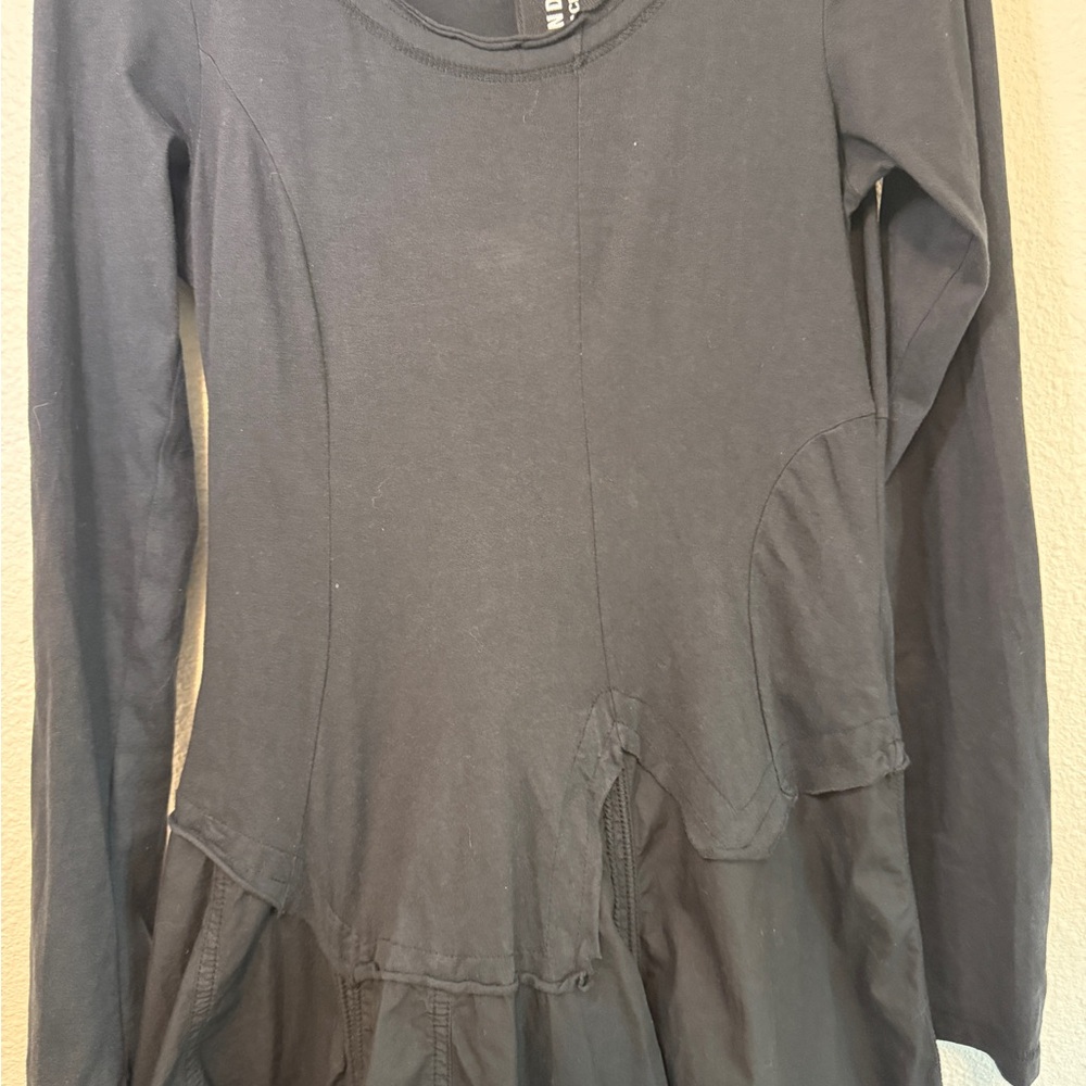 Rundholz Black Label Classic Black Long Sleeve Dress Sz Small - Picture 2 of 6